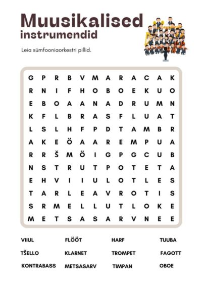 Sümfooniorkestri sõnarägastik