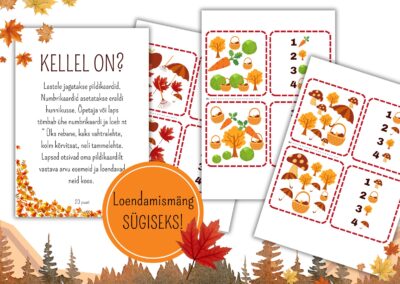 Matemaatiline õppemäng "Kellel on?"