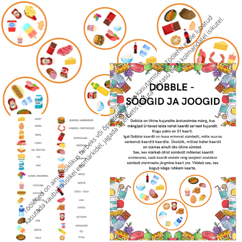 DOBBLE - TOIDUD JA JOOGID