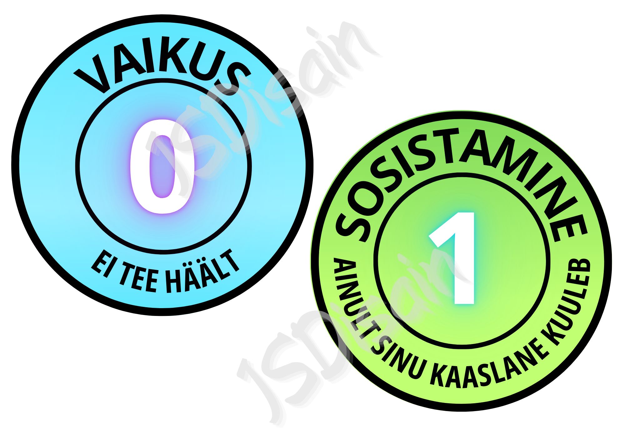 Hääle tugevuse skaala klassi seinale - Image 5