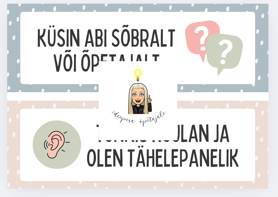 Klassiruumi kokkulepped - Image 2