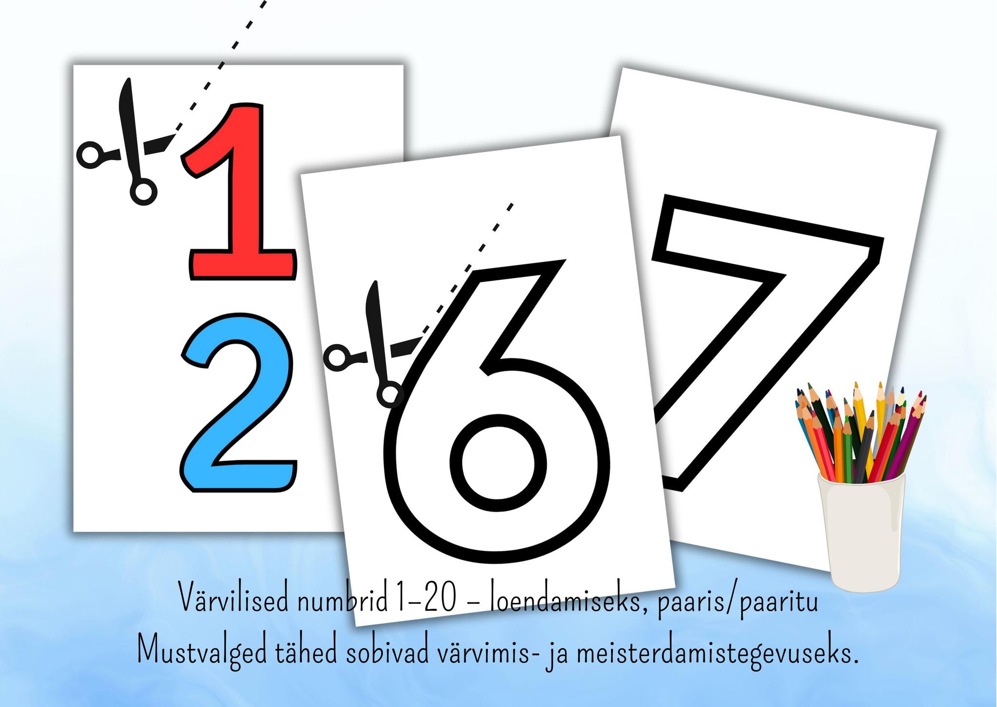 LÕIKA ISE OMALE TÄHED JA NUMBRID! - Image 2