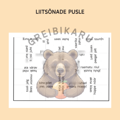 Liitsõnade pusle