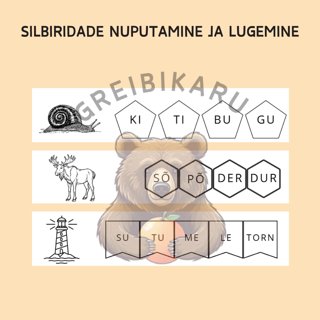 Silbiridade nuputamine ja lugemine