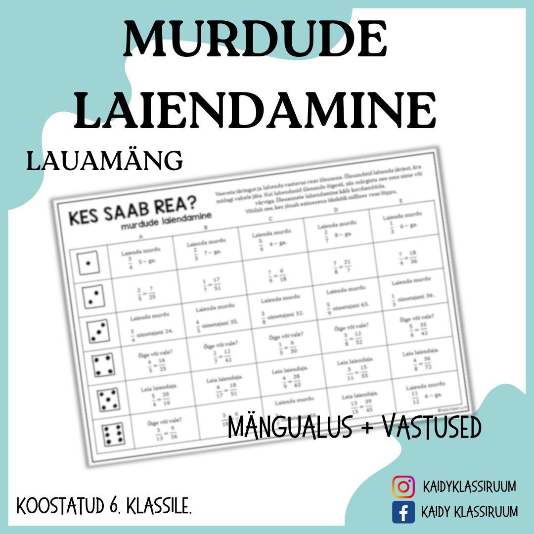 Murdude laiendamise lauamäng