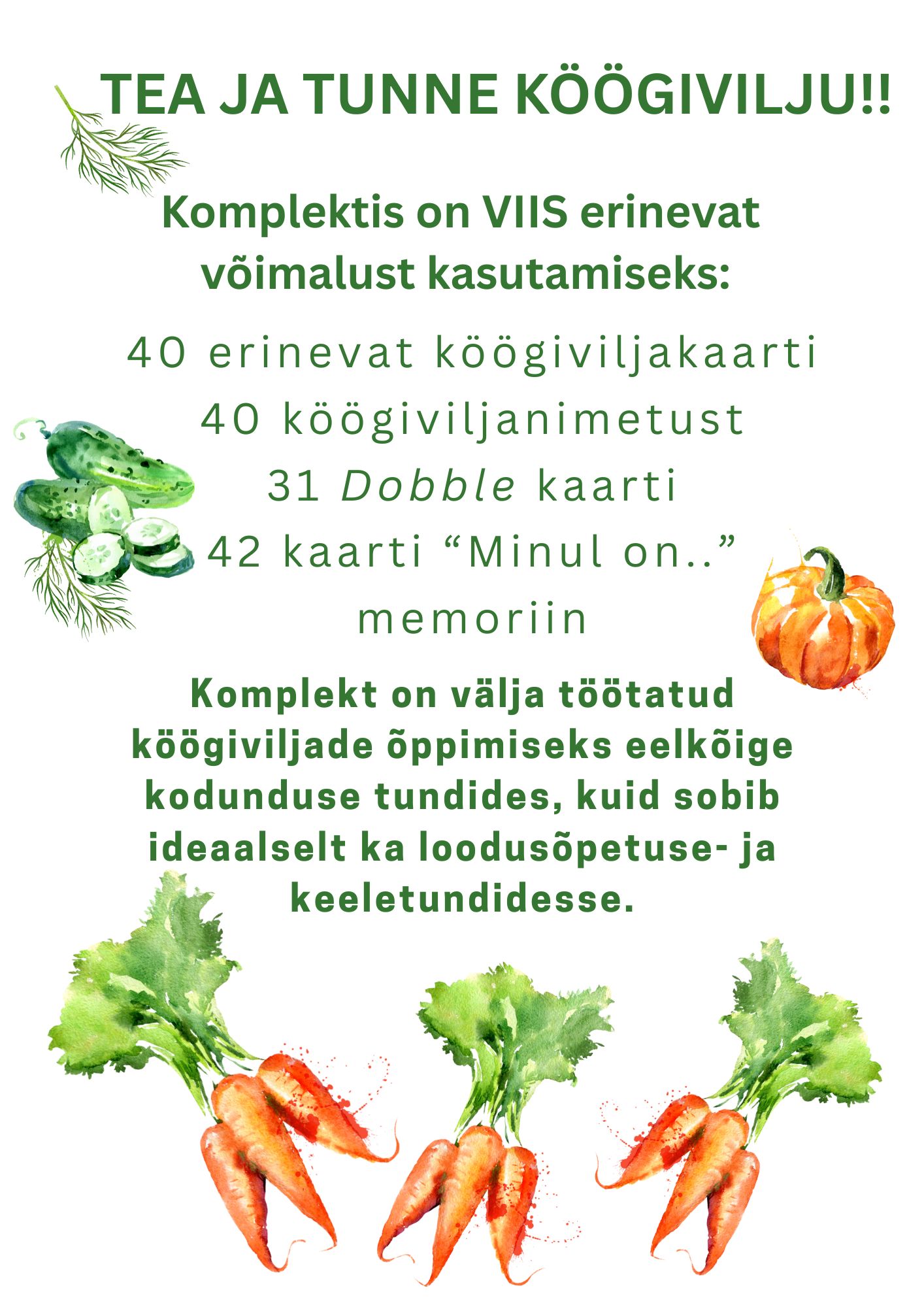 Kogu tarkus KÖÖGIVILJADEST - Image 2