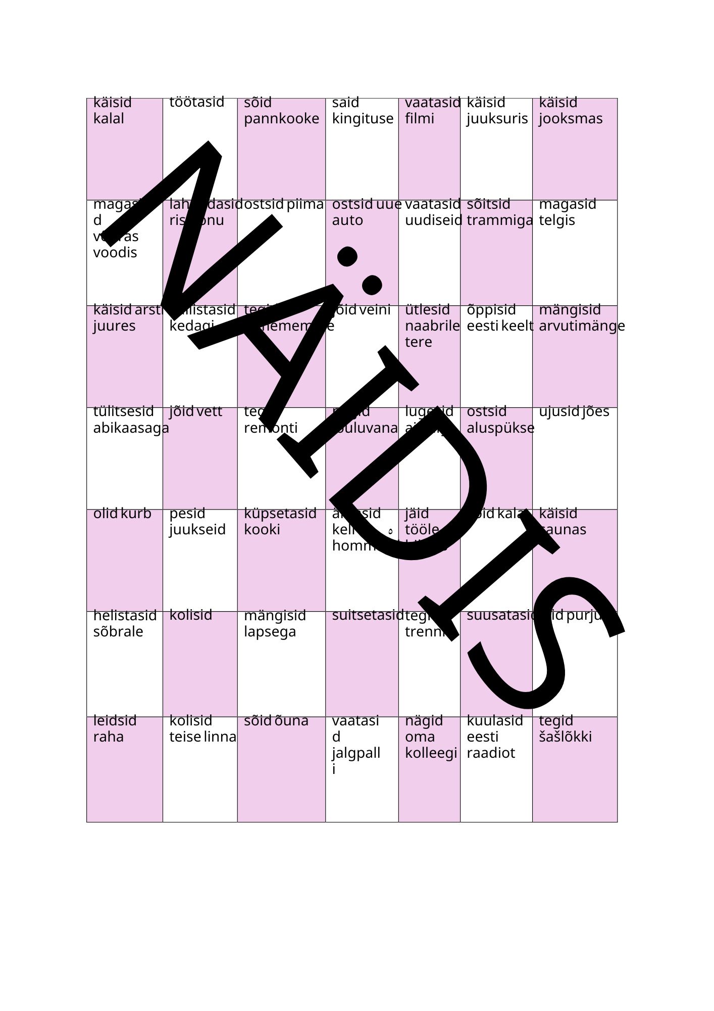 Lihtminevik (A2/B1) ülesanded + teooria - Image 4