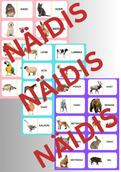 Doomino (koduloomad, taluloomad, metsloomad)