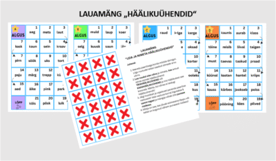Lauamäng HÄÄLIKUÜHENDID
