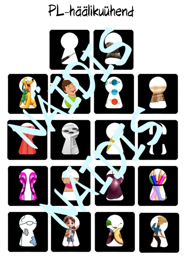 Lukuaugust paistab....- kaashäälikuühendite hääldus