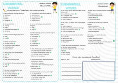 Lugemiskontrollid - jõulud