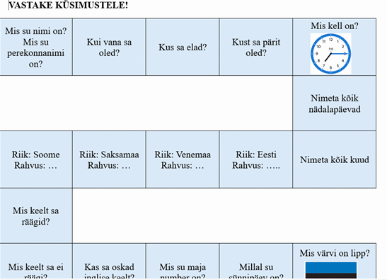 A1 - kordamine (lauamäng)
