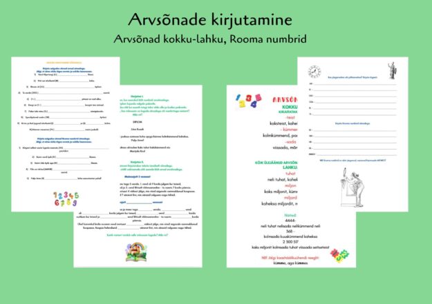 Arvsõnade kirjutamine, Rooma numbrid