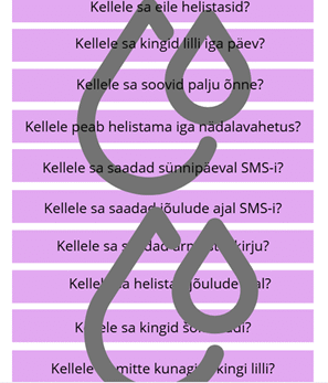 KELLELE? (A2-B1) - 30 küsimust