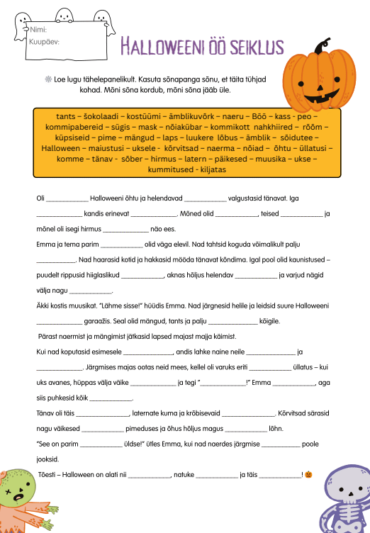 Halloweeni öö seiklus