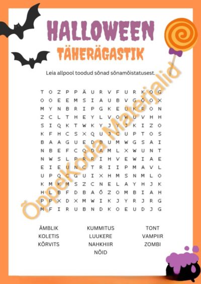 Halloweeni täherägastik vastustega