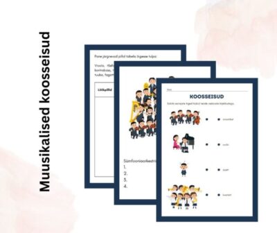 Muusikalised koosseisud - töölehtede komplekt