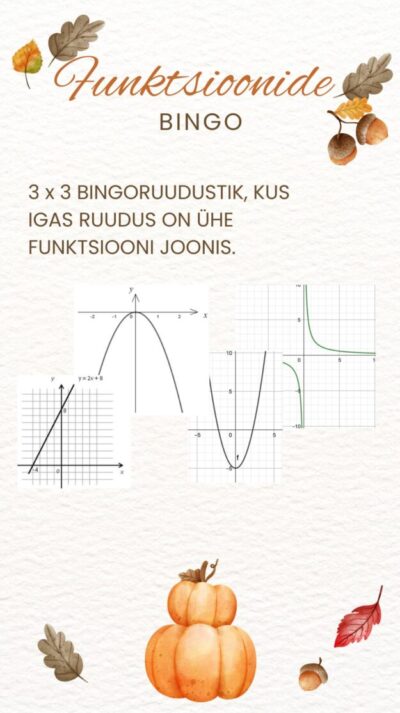 Funktsioonide bingo