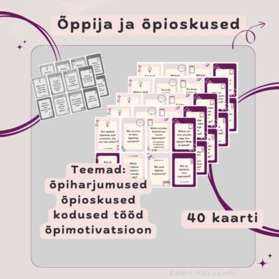 Kaardid: õppija ja õpioskused