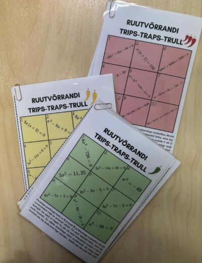 Ruutvõrrandi trips-traps-trull!