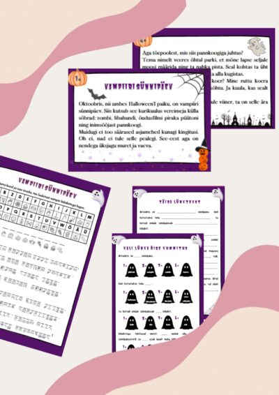 Halloween. Liikuv lugemispala.