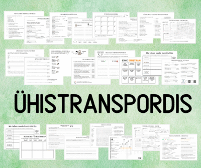 "ÜHISTRANSPORT - töölehtede komplekt (25 lk)"