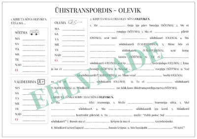 "Ühistranspordis - olevik"