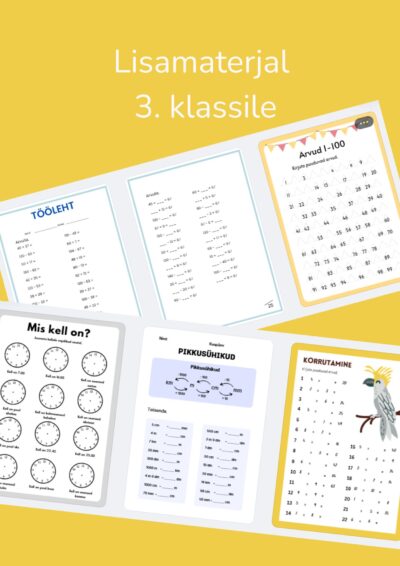 Arvutamine, kellaaeg, pikkusühikud ja korrutamine