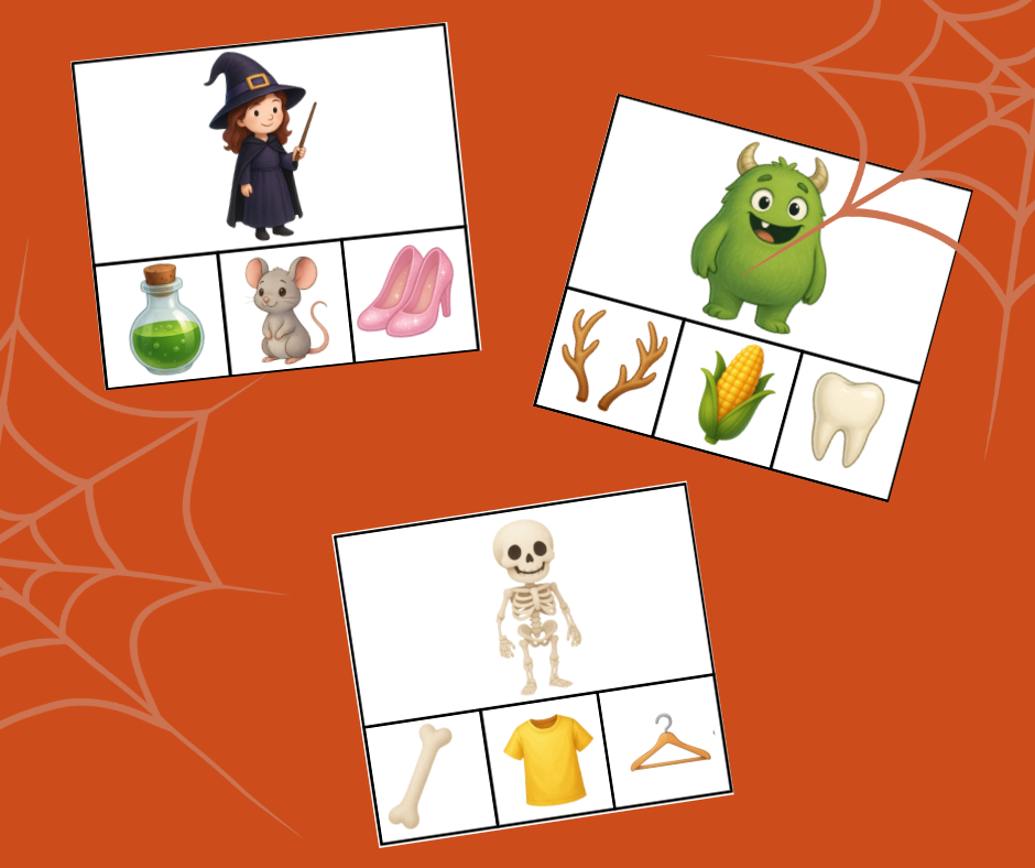 Halloweeni mäng pesulõksudega "Kes mida kaotas?