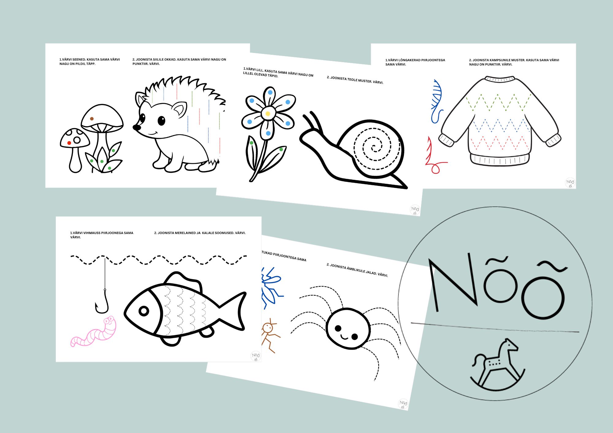 Lihtsad kirja eelharjutused