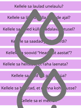 KELLELE? (A2-B1) - 30 küsimust - Image 2