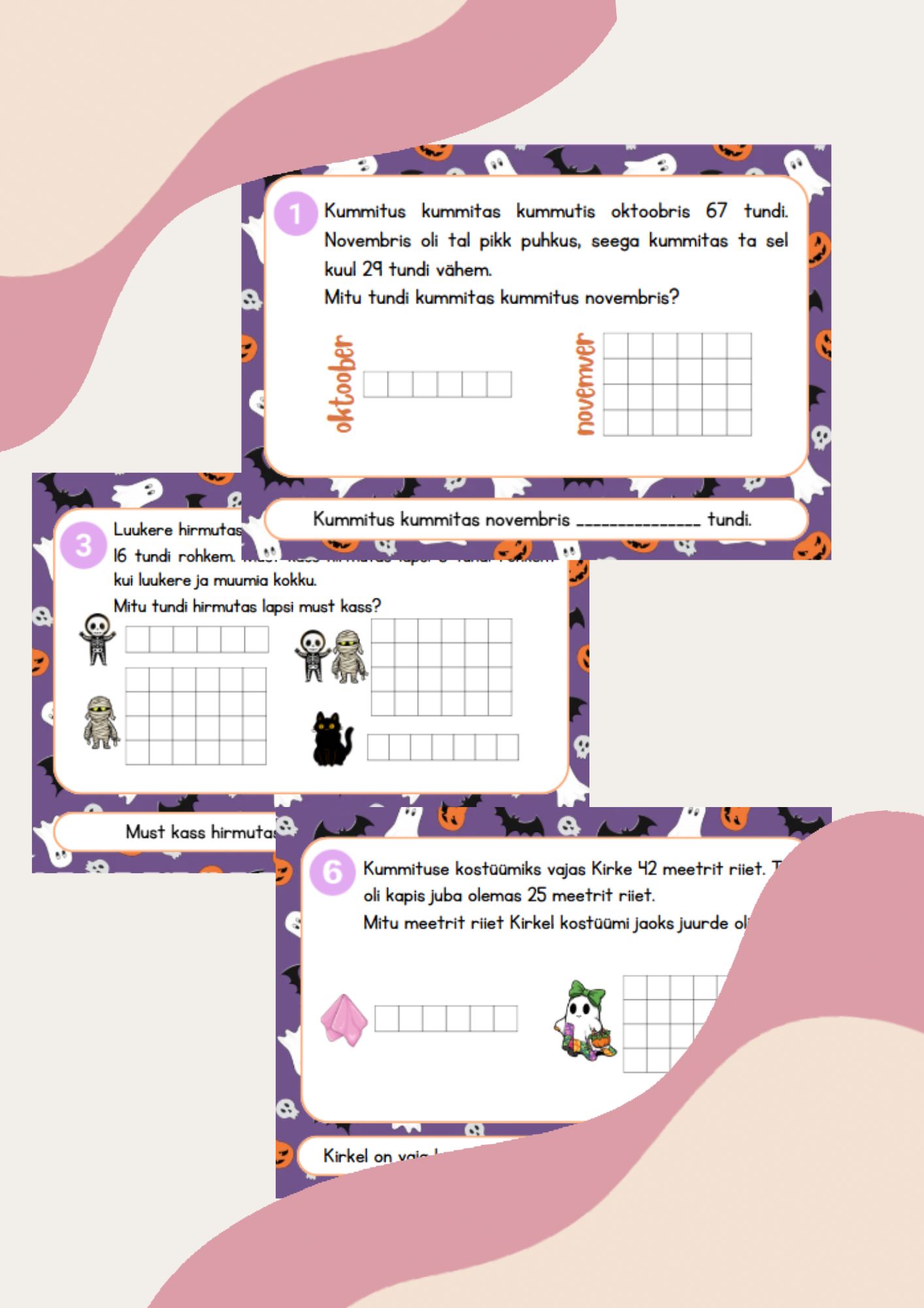 Halloween. Tekstülesanded.