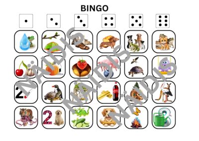 BINGO - K, R ja S hääliku kinnistamine, tagasõnad