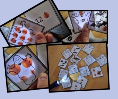 Halloweeni loendamine (taskulambimäng)