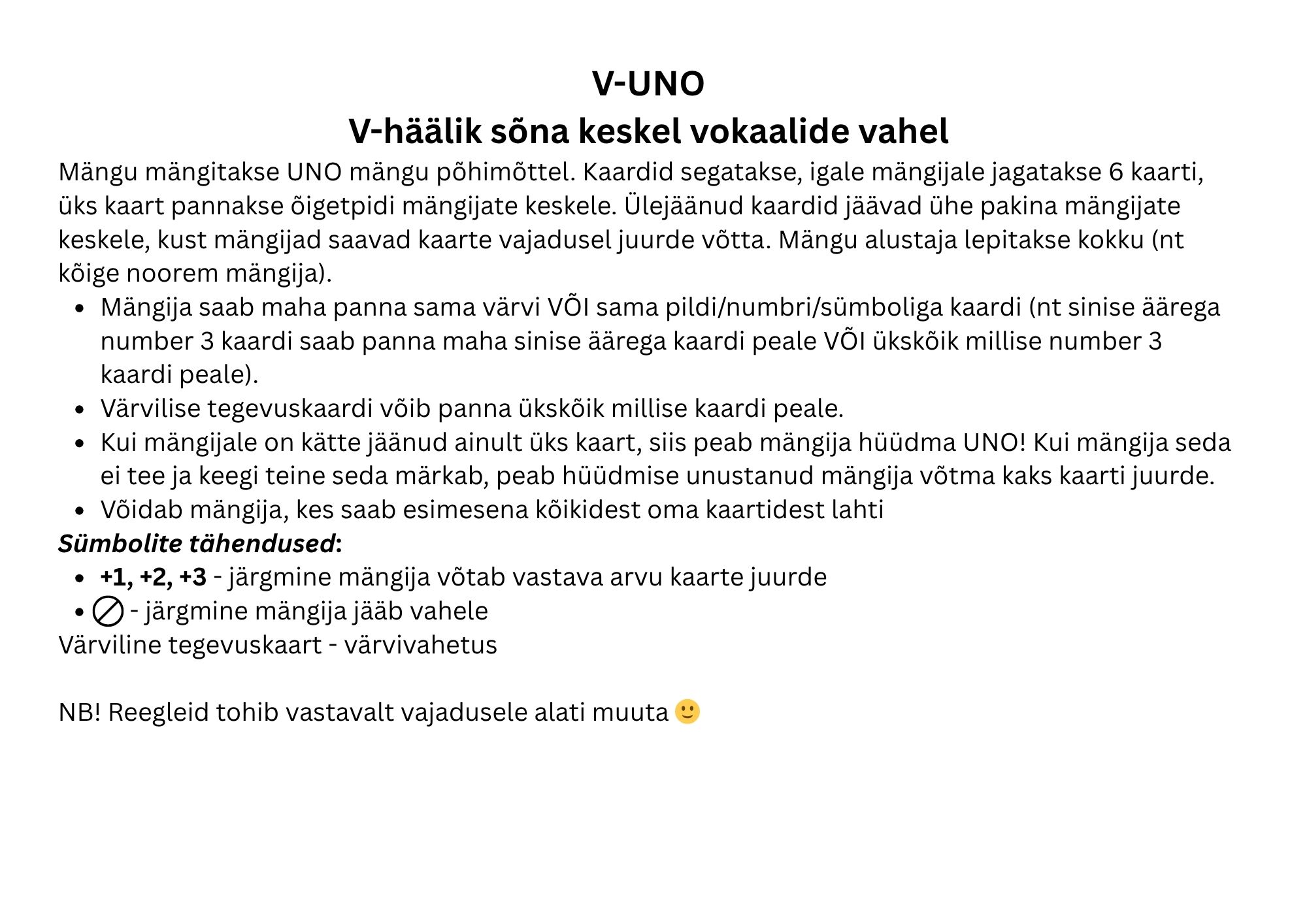 V-UNO: V-häälik sõna keskel vokaalide vahel - Image 2