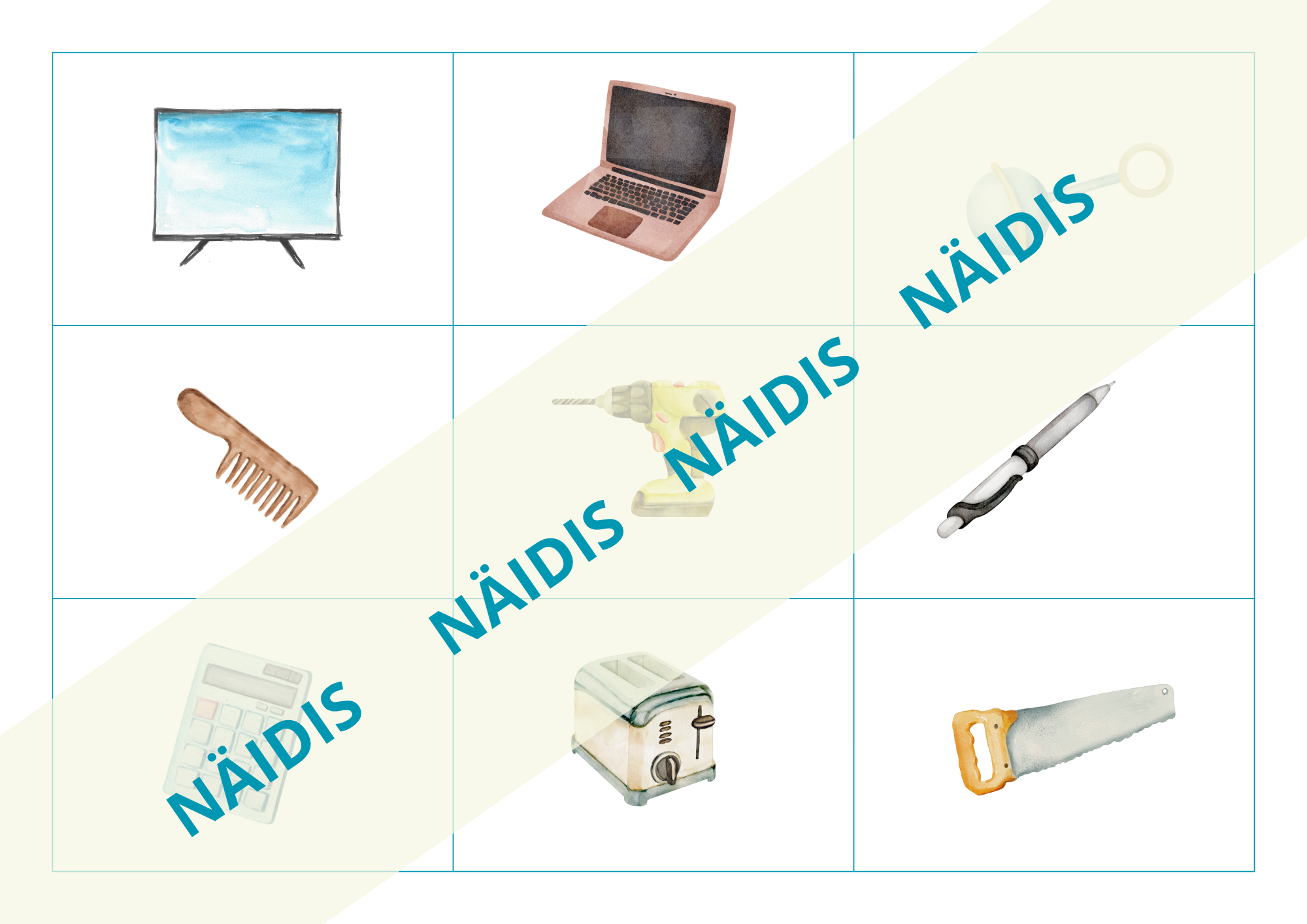 Pildikaardid "Asjad meie ümber" - Image 2