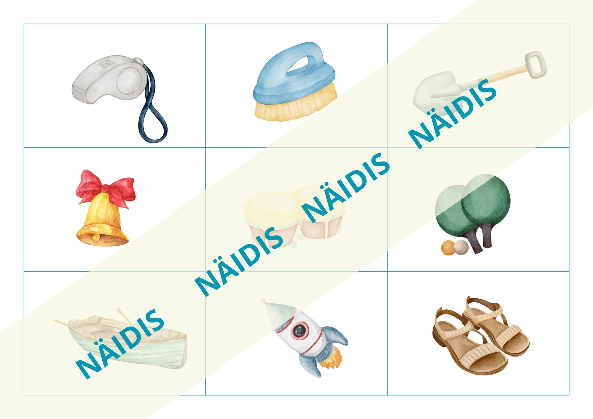 Pildikaardid "Asjad meie ümber" - Image 6