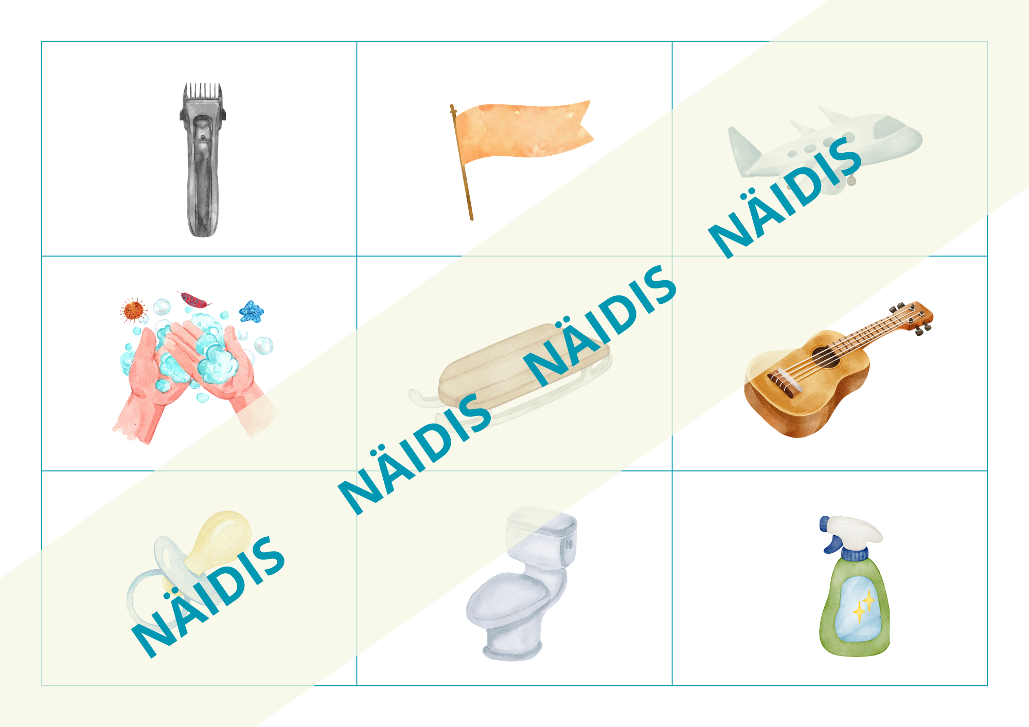 Pildikaardid "Asjad meie ümber" - Image 7