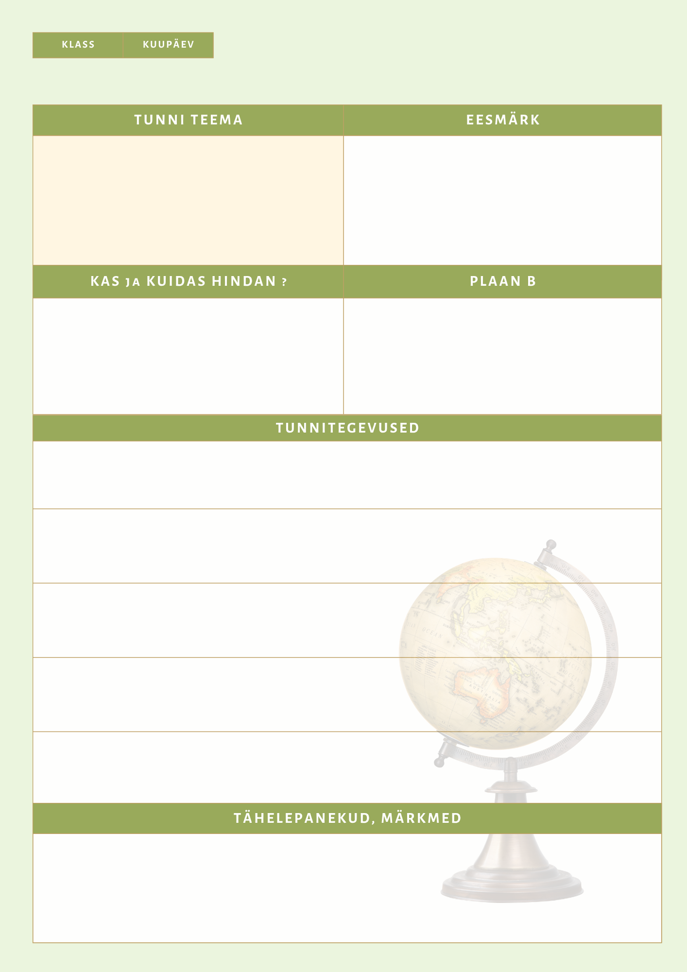 Tunnikava rohelise pildiga (blankett) - Image 6