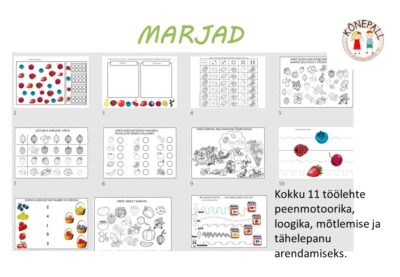 Marjad, töölehed