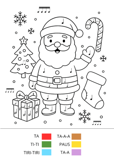 Värvi nootide järgi - jõulud