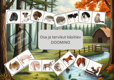 Osa ja terviku doomino (metsloomad/koduloomad)