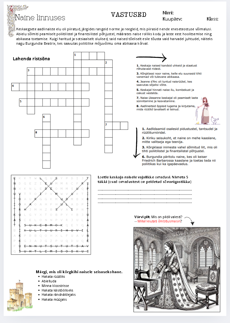 Naine linnuses - Image 2