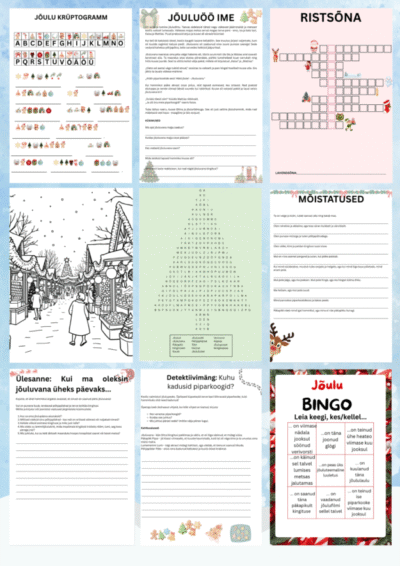 JÕULUD - töölehed