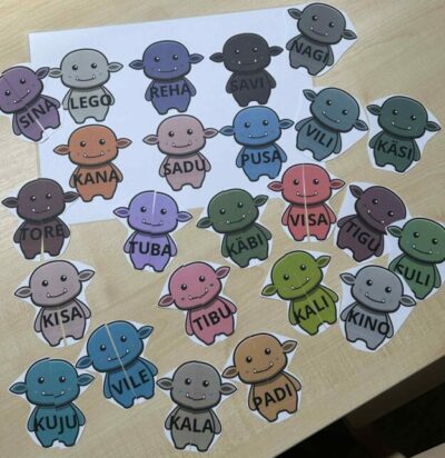 Lugemismäng- lõbusad koletised