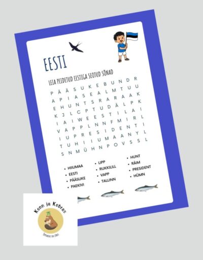 EESTI SÜMBOLID - sõnarägastik