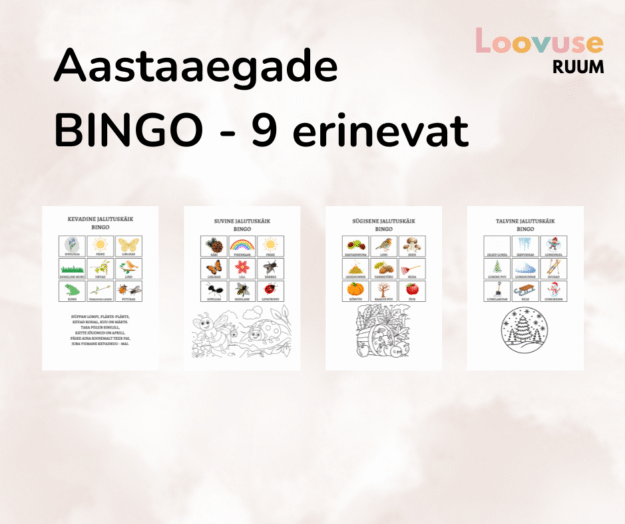 Aastaaegade bingod (9 erinevat)