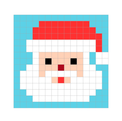 Värvi numbri järgi - jõuluvana I