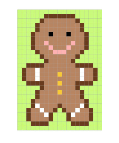 Värvi numbri järgi - piparkook