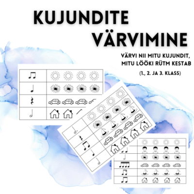 Rütmipikkuste värvimisleht